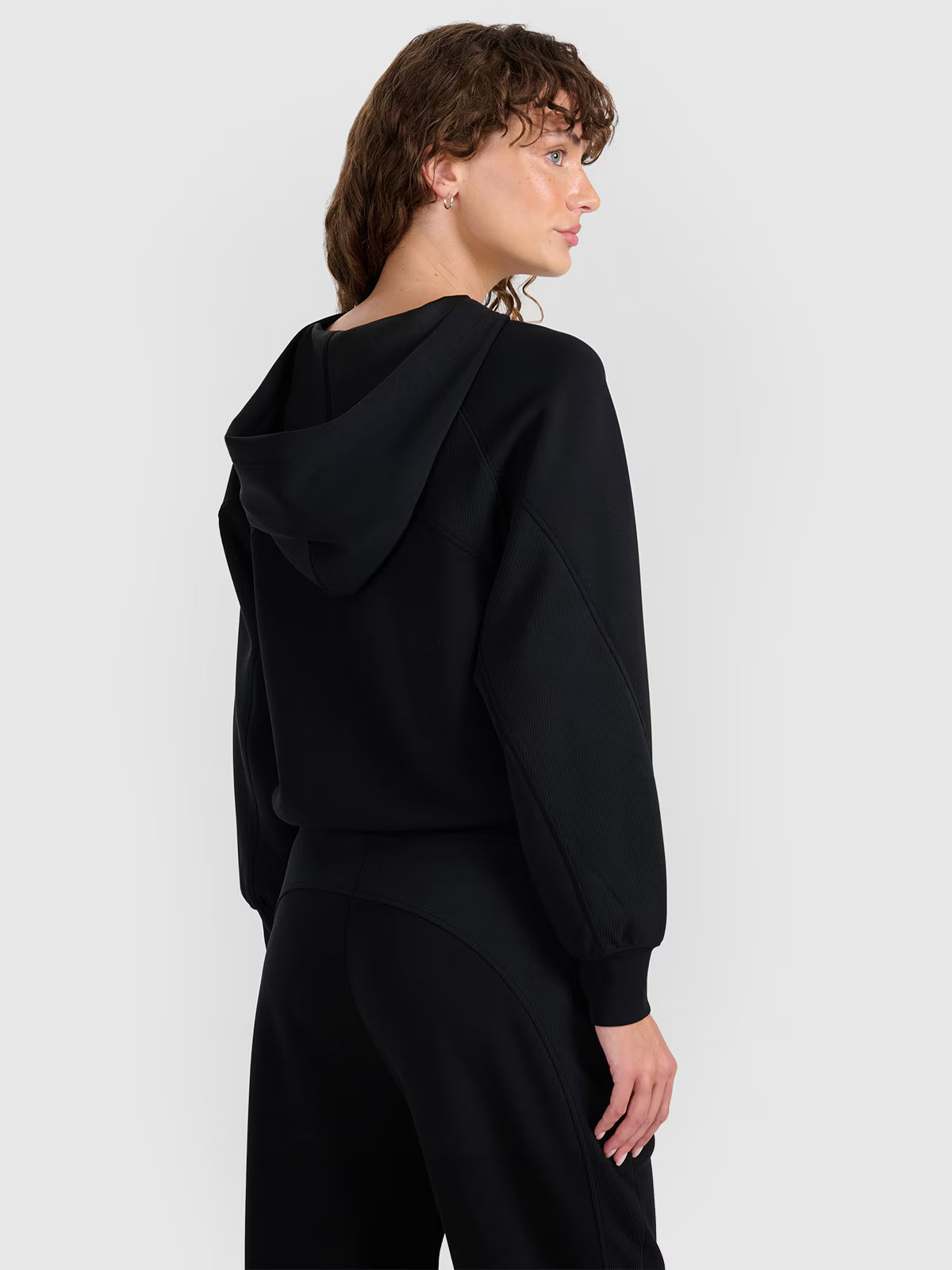 Bluza dresowa rozpinana z modalem damska