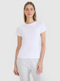 T-shirt slim z nadrukiem damski