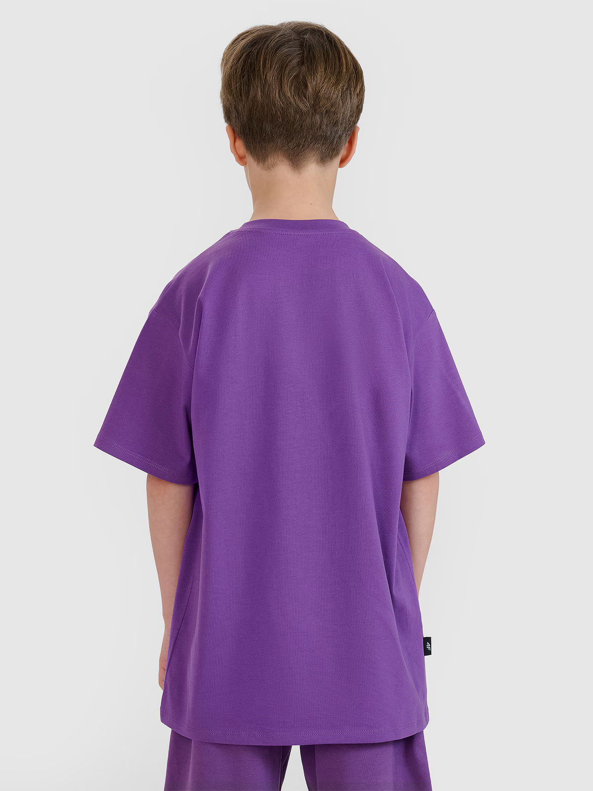 T-shirt oversize z nadrukiem chłopięcy