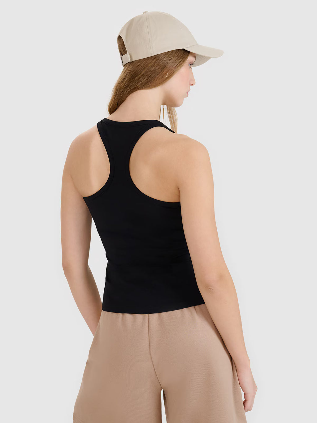 Top slim gładki damski