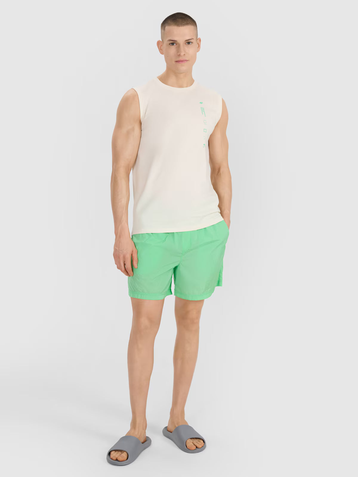 Tank top regular męski
