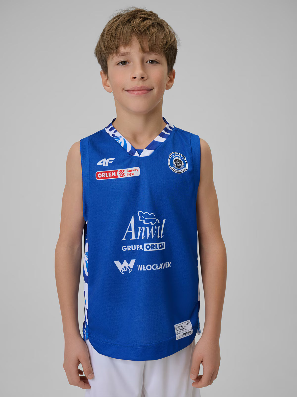 Koszulka meczowa replika wyjazdowa z sezonu 2025/26 dziecięca 4F x Anwil Włocławek