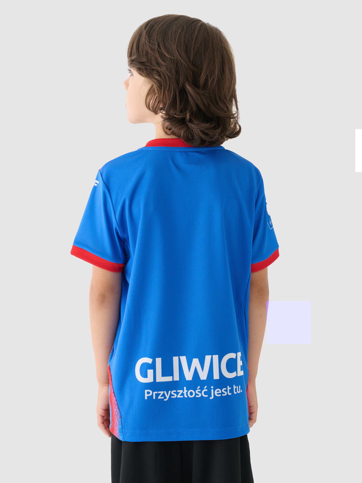 Koszulka klubowa domowa z sezonu 2024/25 chłopięca 4F x Piast Gliwice