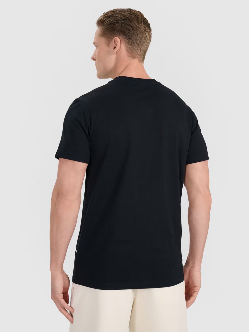 T-shirt regular z nadrukiem męski