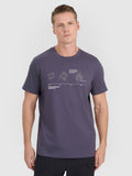 T-shirt regular z nadrukiem męski