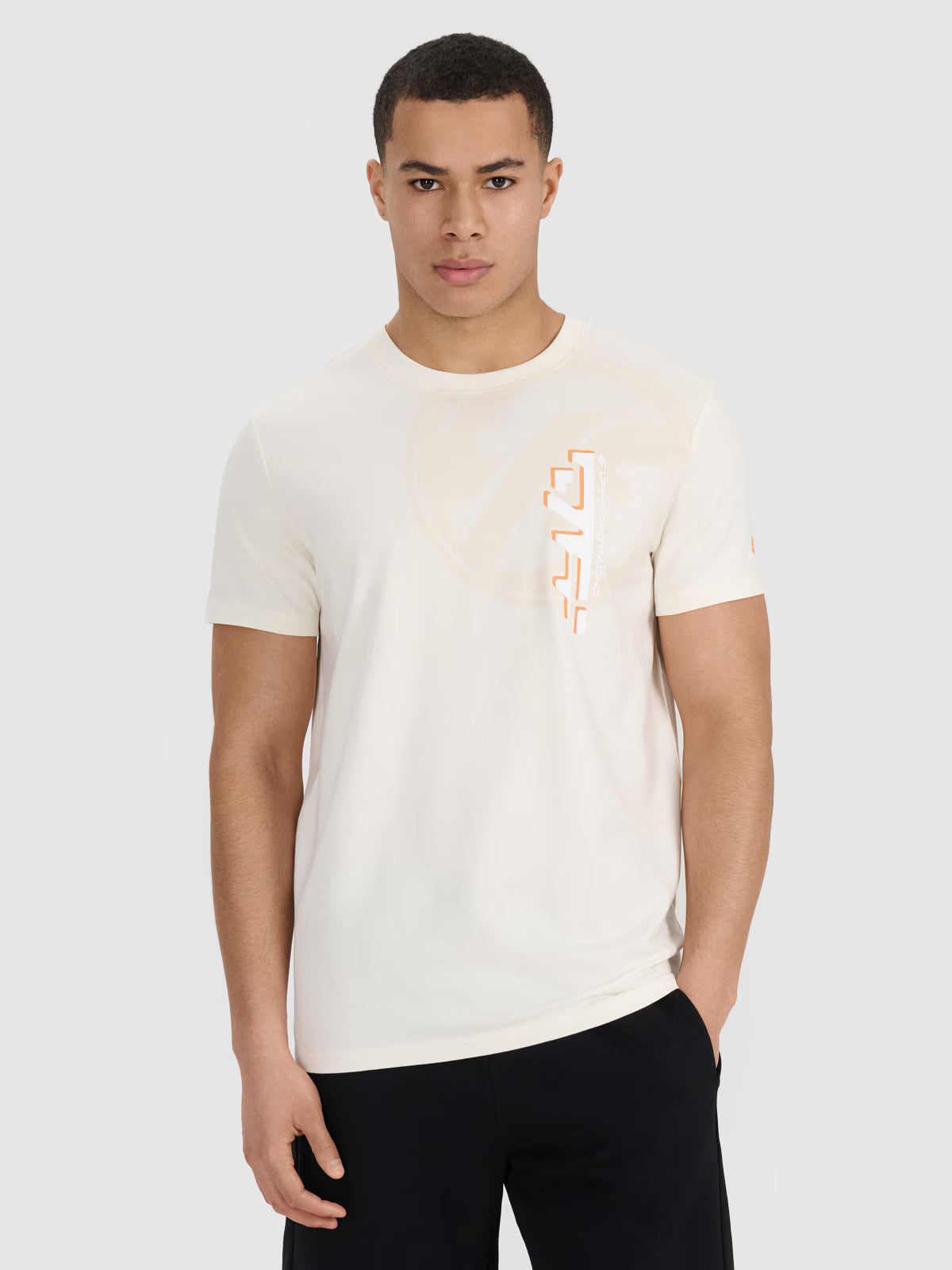 T-shirt regular z nadrukiem męski