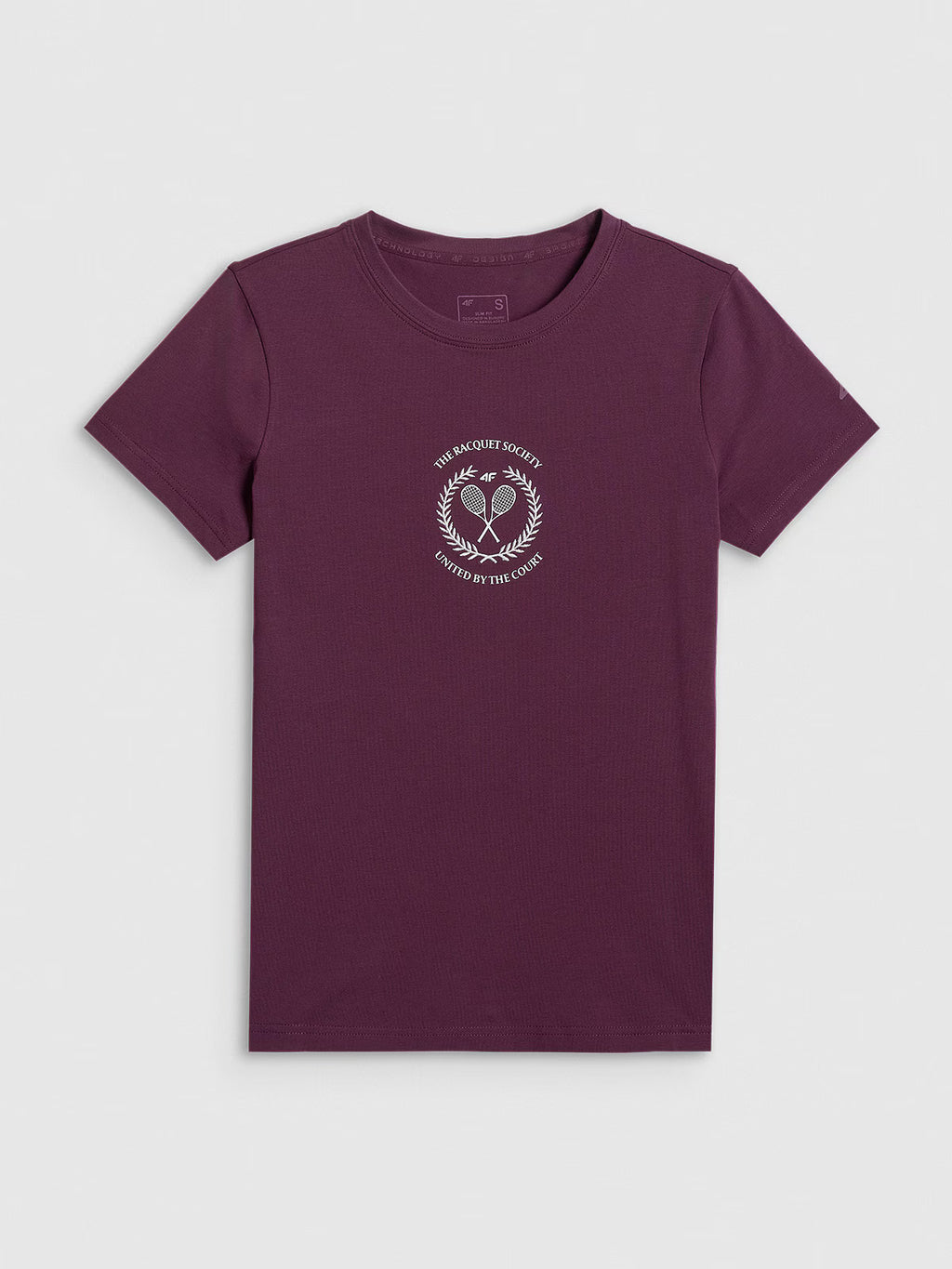 T-shirt slim z nadrukiem damski