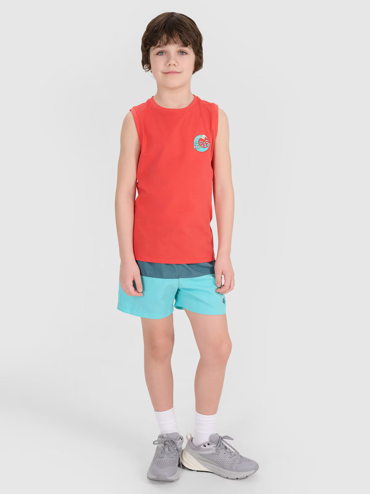Tank top regular z nadrukiem chłopięcy