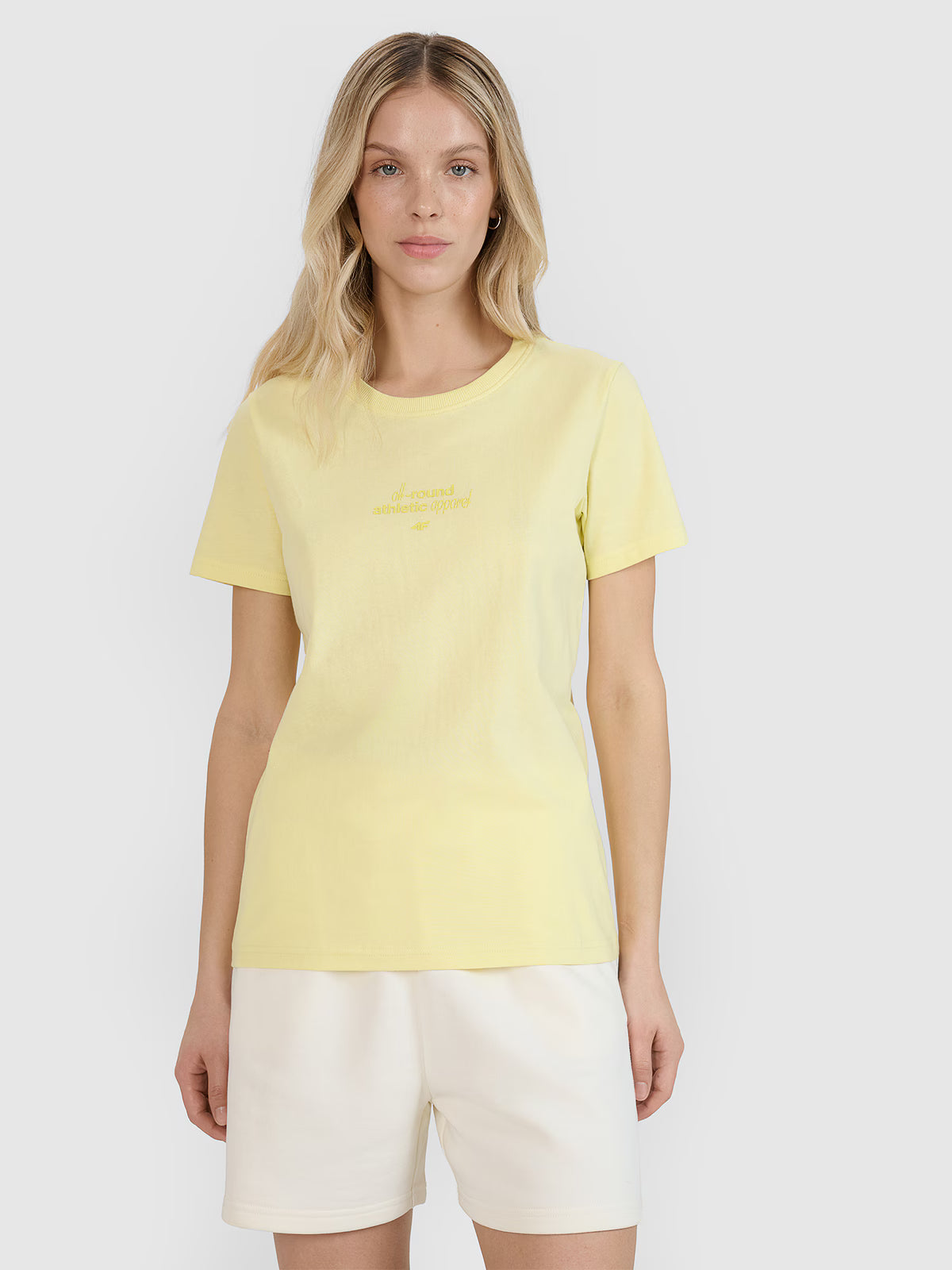 T-shirt regular z nadrukiem damski