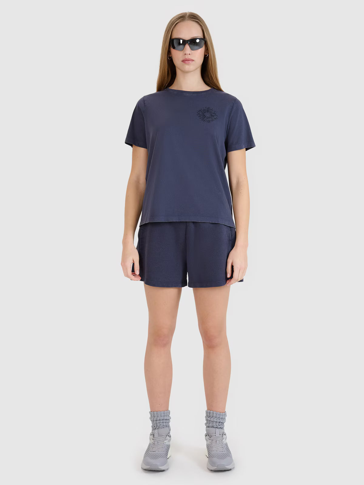 T-shirt regular z nadrukiem damski
