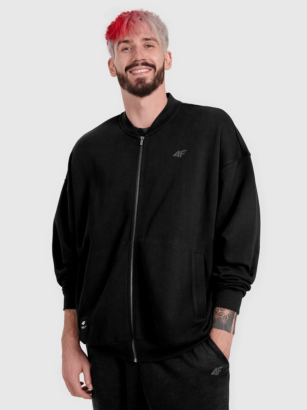 Bluza bomberka oversize męska 4F x Tomasz Fornal