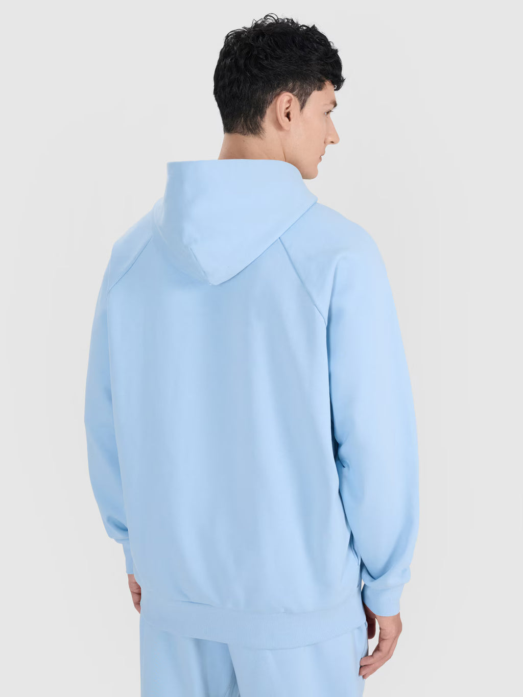 Bluza dresowa nierozpinana z kapturem męska