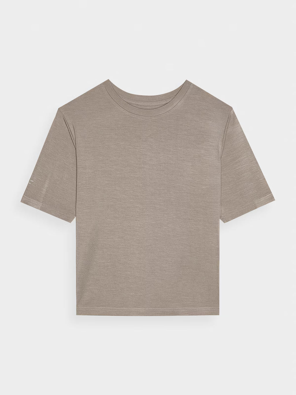 T-shirt slim gładki damski