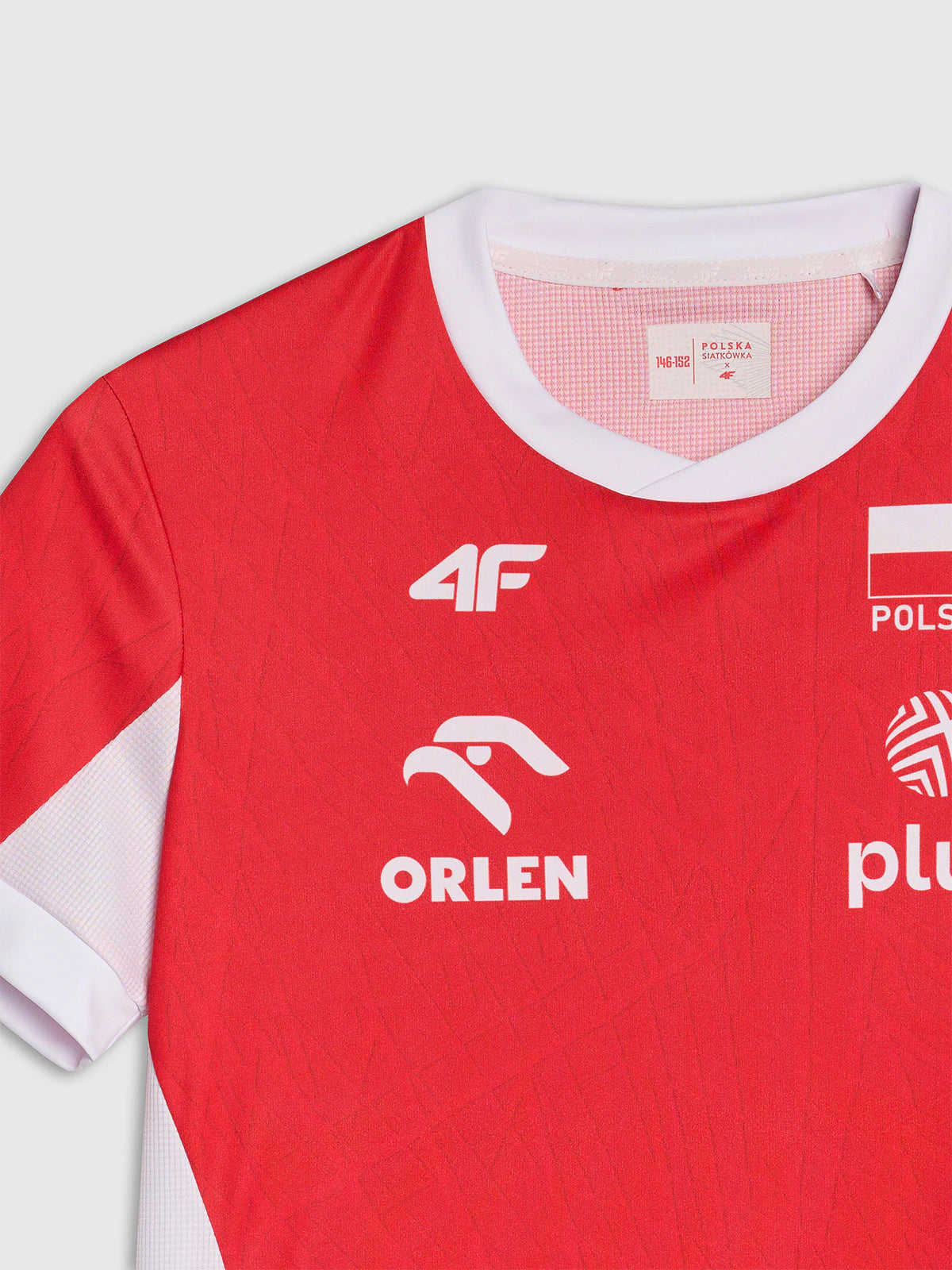 Koszulka meczowa replika z możliwością personalizacji dziecięca 4F x Polska Siatkówka