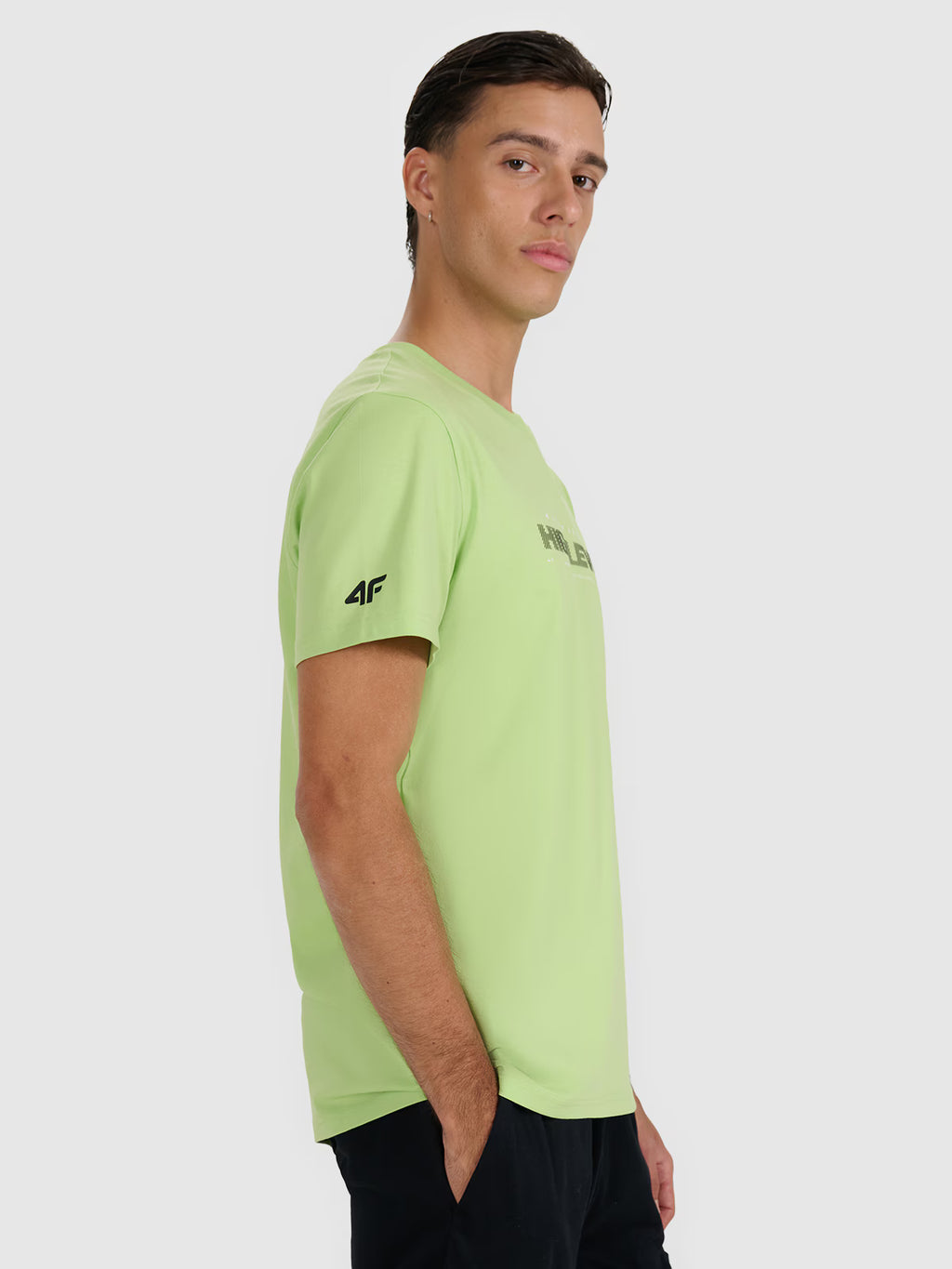 T-shirt regular z nadrukiem męski