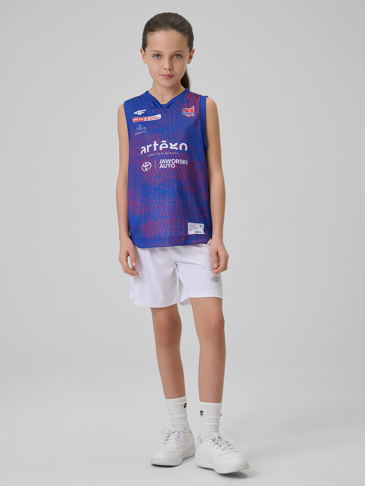 Koszulka meczowa replika wyjazdowa z sezonu 2025/26 dziecięca 4F x KS Basket 25 Bydgoszcz