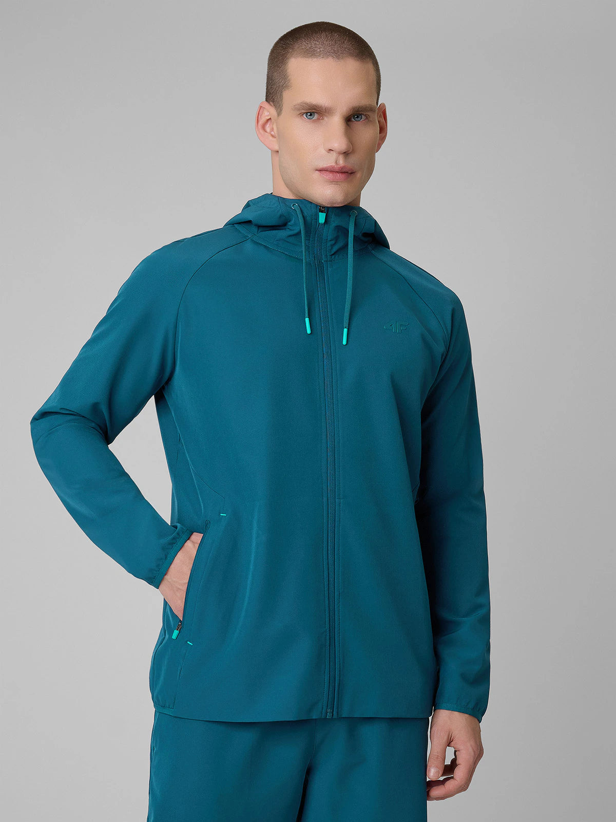Bluza treningowa regular z kapturem męska