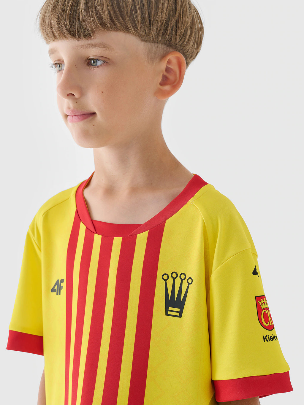 Koszulka klubowa wyjazdowa z sezonu 2024/25 chłopięca 4F x Korona Kielce