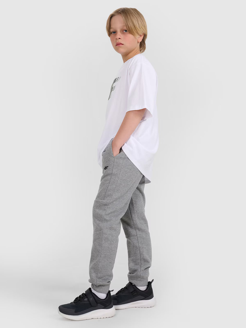 T-shirt oversize z nadrukiem chłopięcy