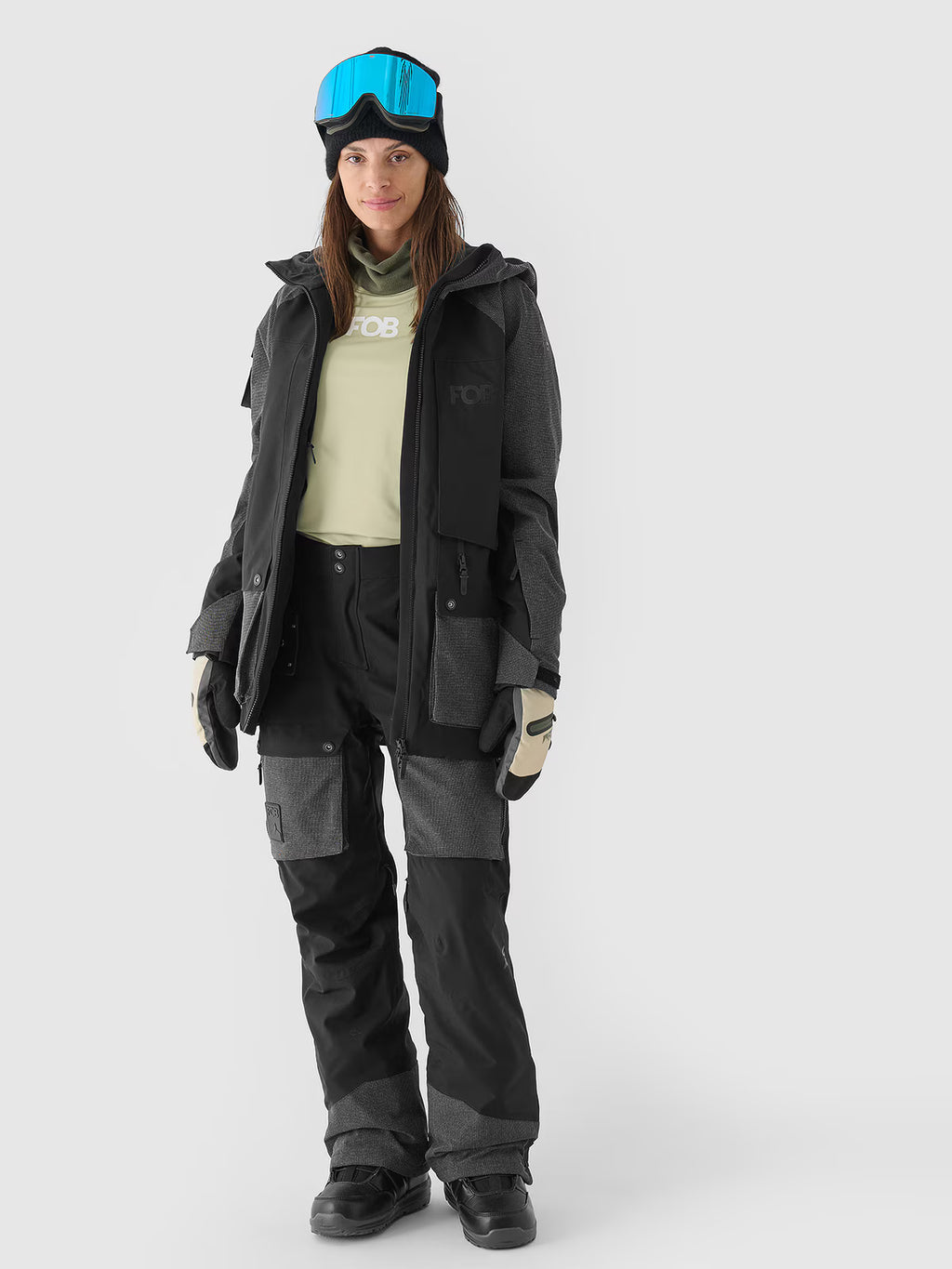 Kurtka snowboardowa membrana 10000 damska