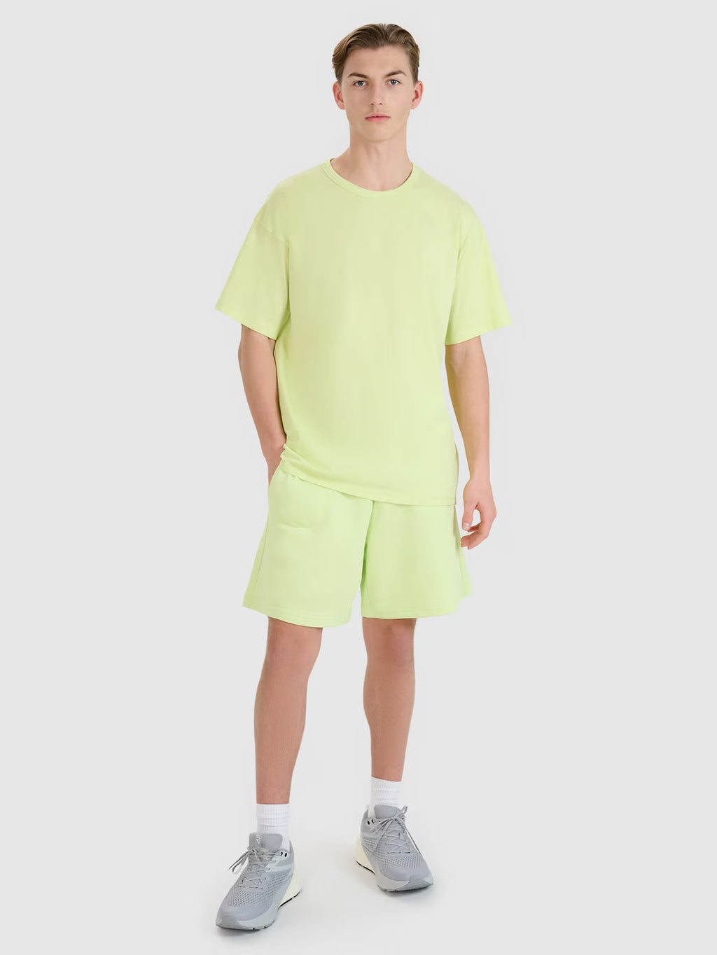 T-shirt oversize gładki uniseks