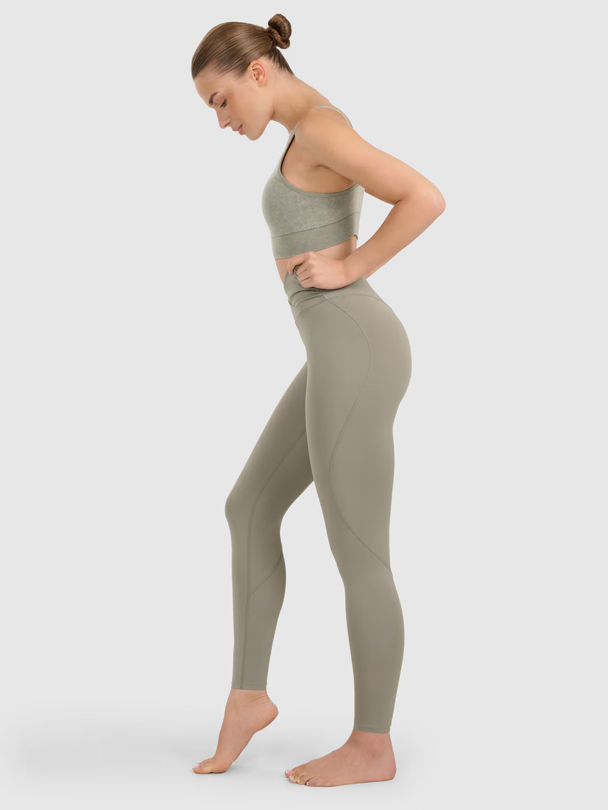 Legginsy do jogi i pilatesu szybkoschnące damskie