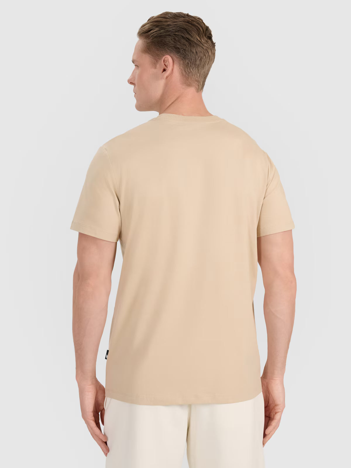 T-shirt regular z nadrukiem męski