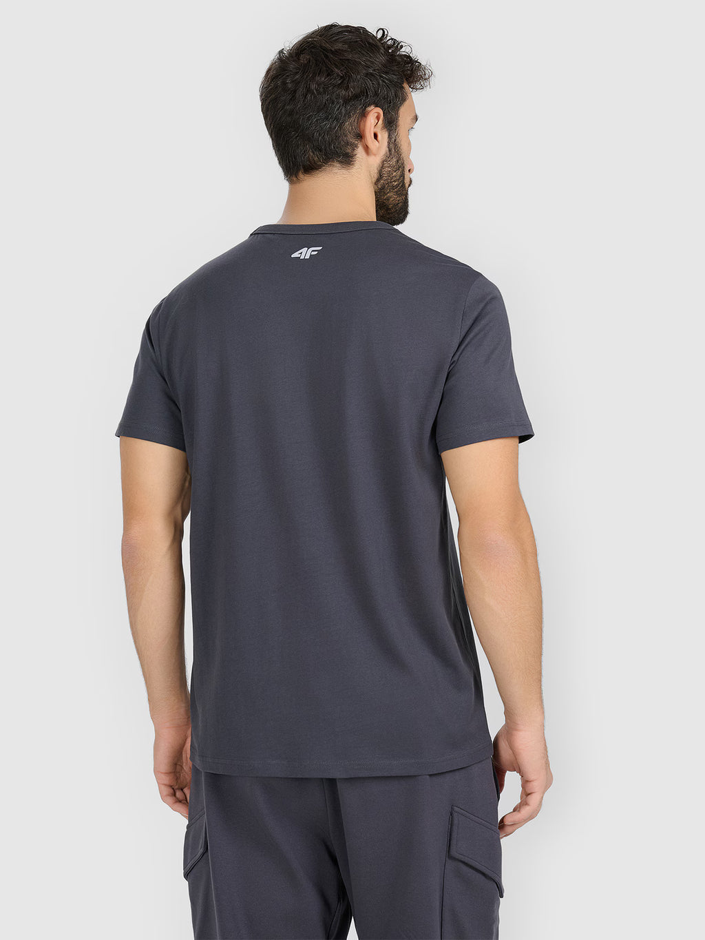 T-shirt regular z nadrukiem męski