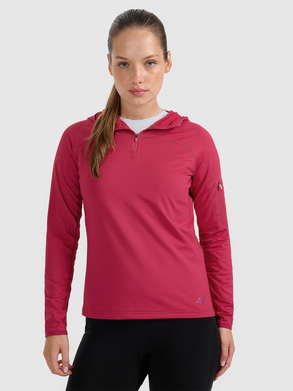 Bluza trekkingowa regular szybkoschnąca damska