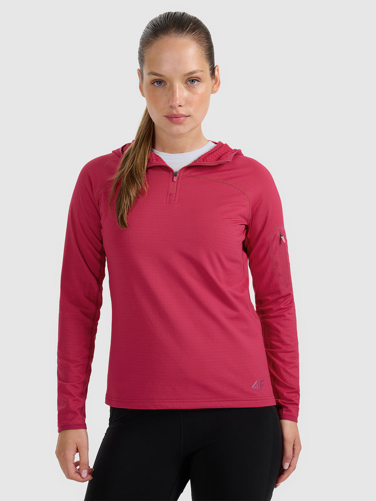 Bluza trekkingowa regular szybkoschnąca damska