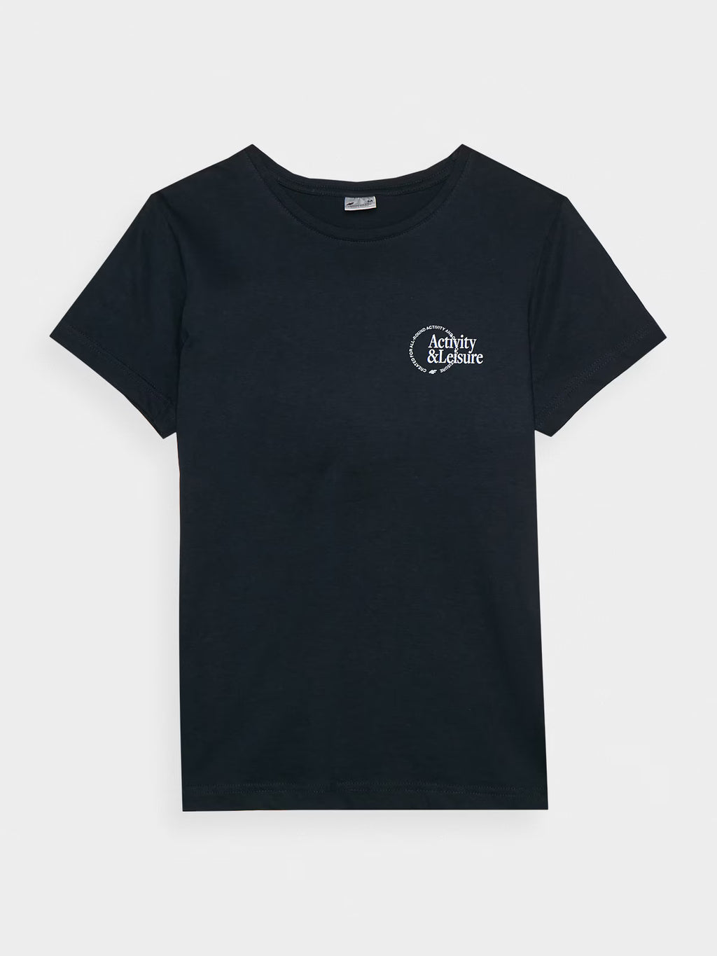 T-shirt slim z nadrukiem damski