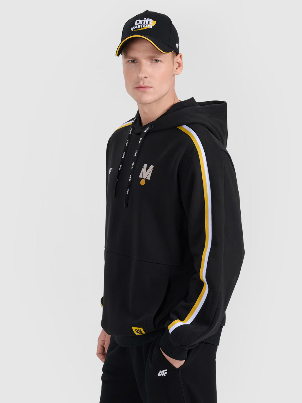 Bluza dresowa nierozpinana z kapturem uniseks 4F x Drift Masters