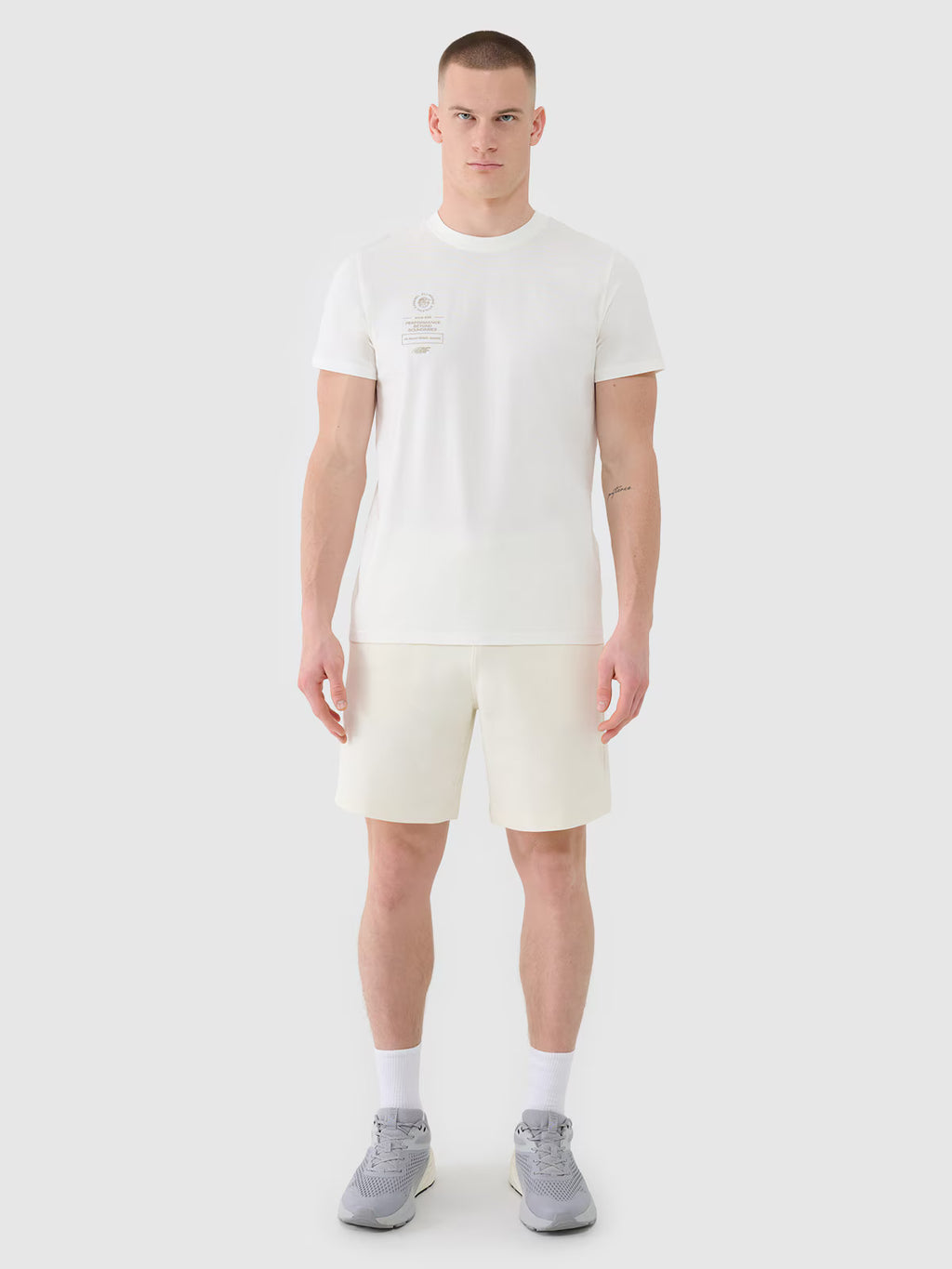 T-shirt regular z nadrukiem męski