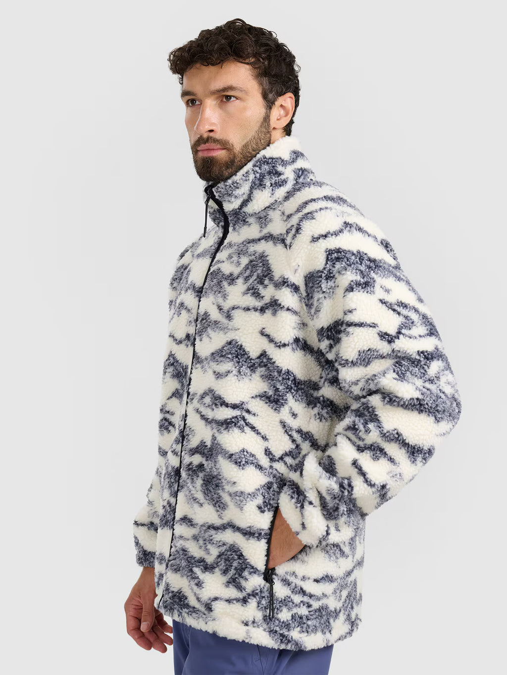 Polar sherpa oversize ze stójką uniseks