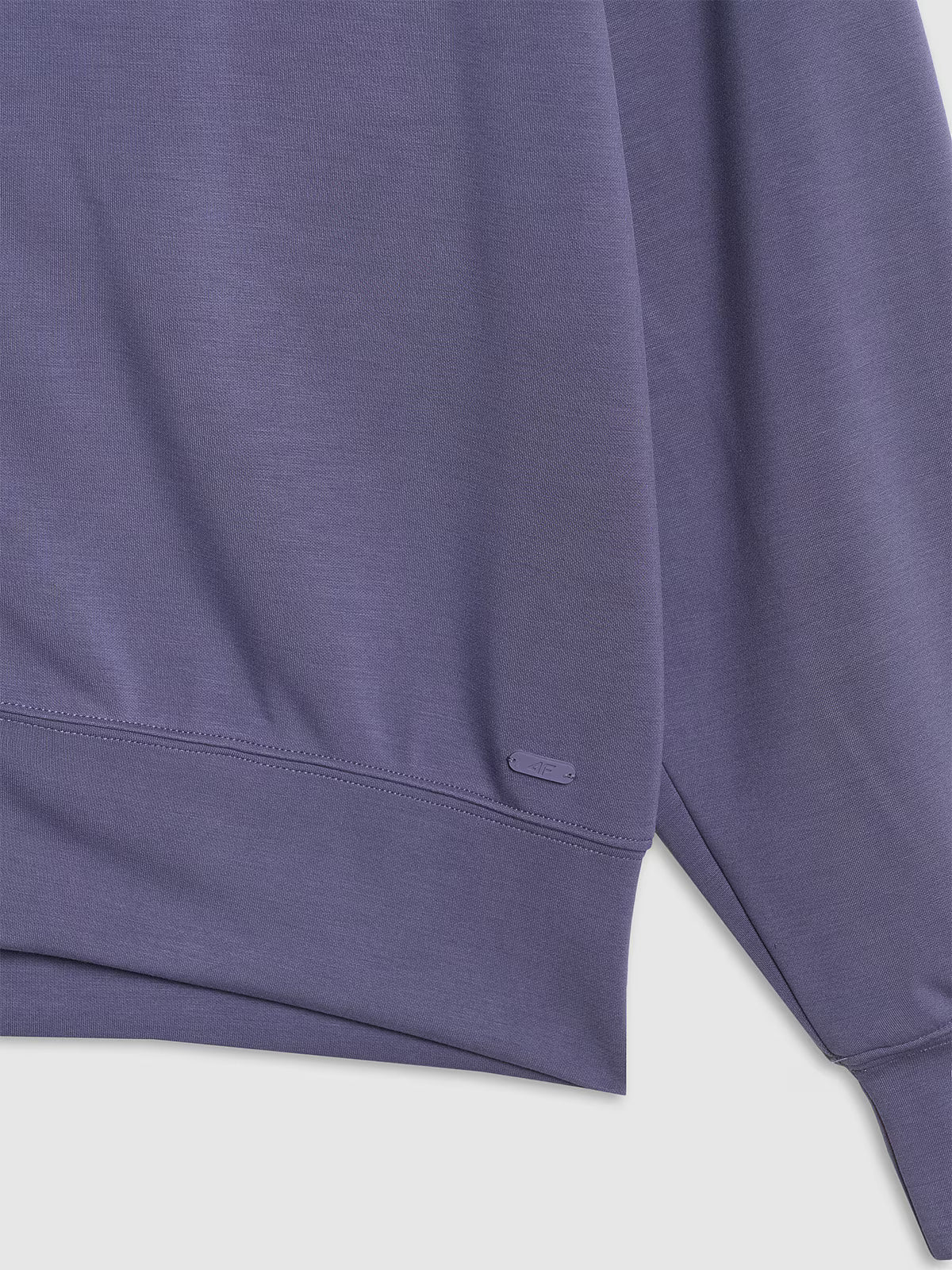 Bluza dresowa rozpinana z modalem damska