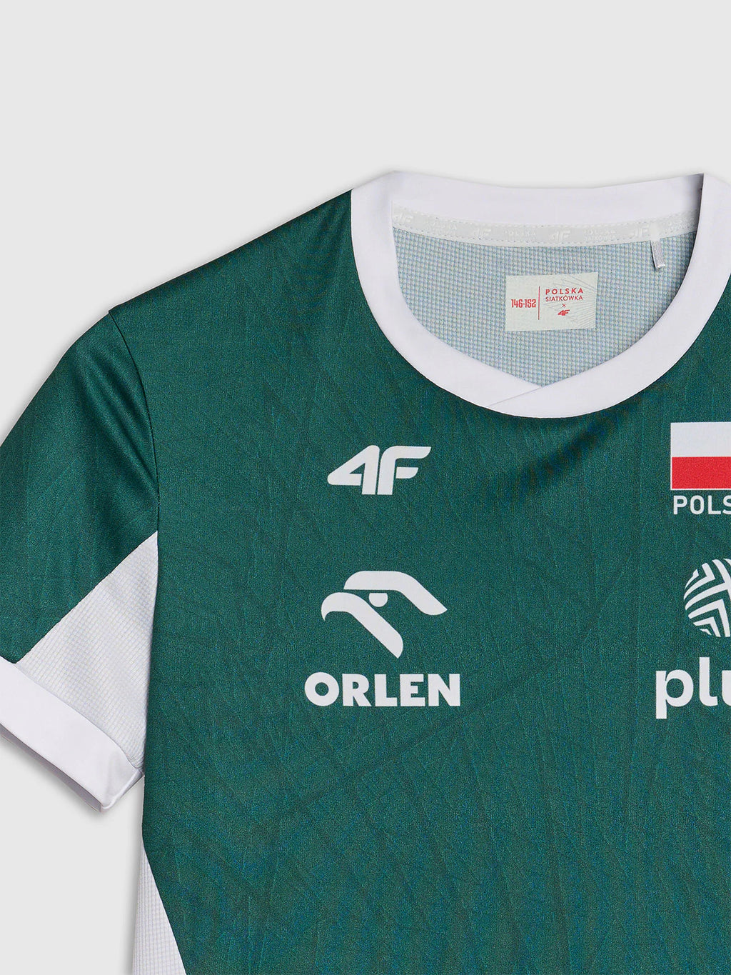 Koszulka meczowa replika z możliwością personalizacji dziecięca 4F x Polska Siatkówka