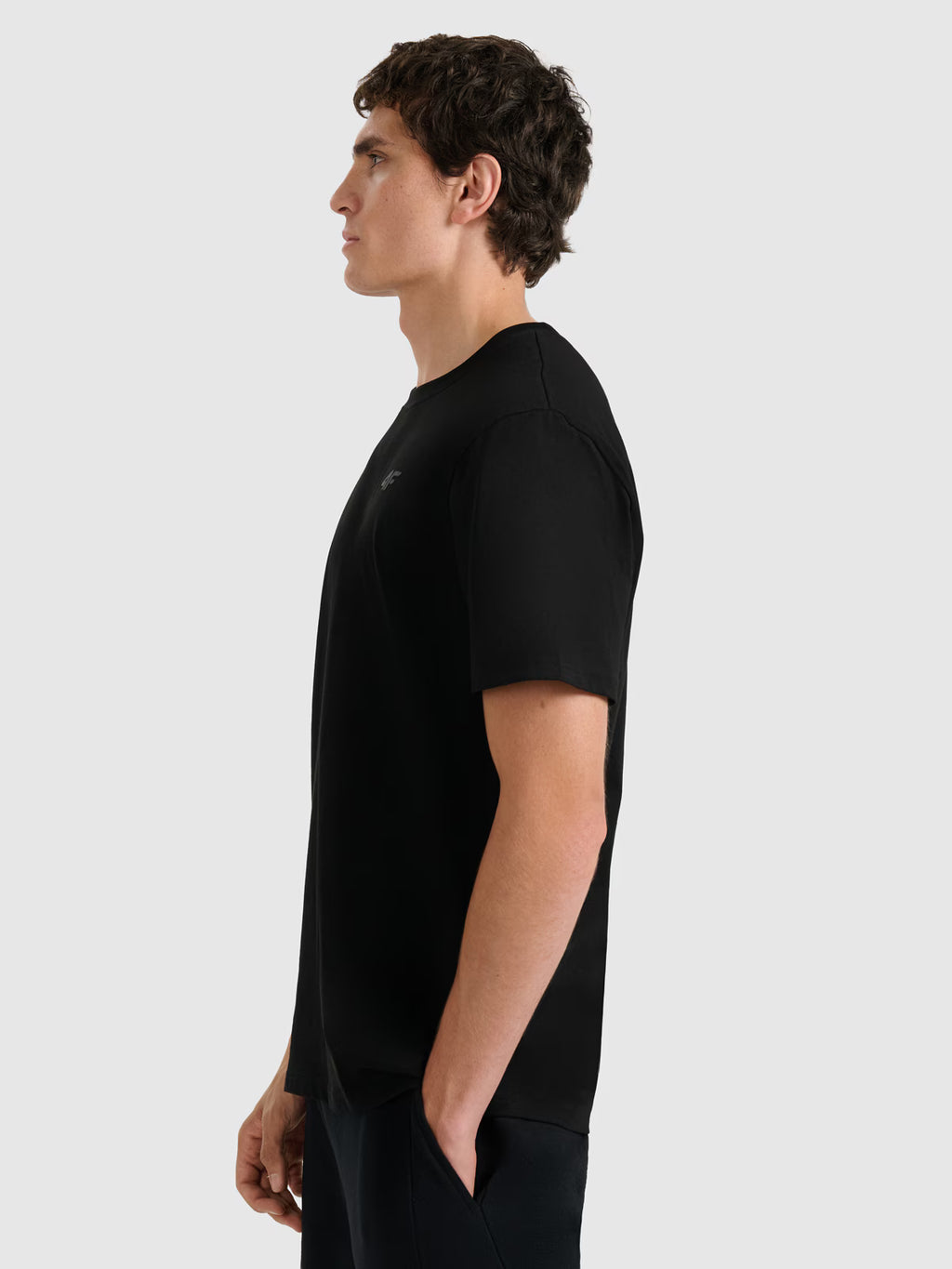 T-shirt regular gładki męski