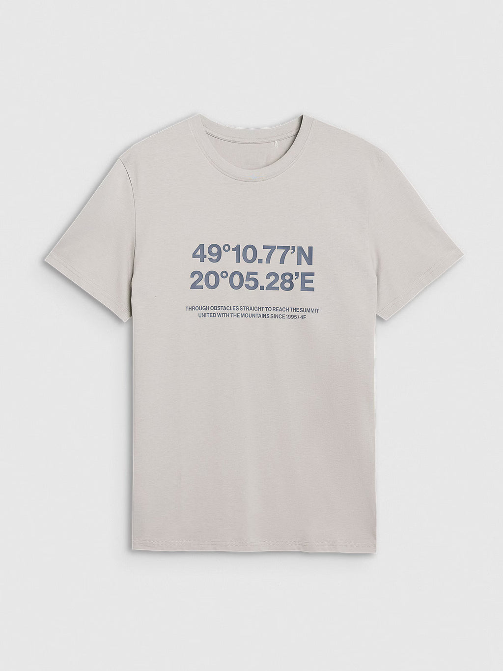 T-shirt regular z nadrukiem męski
