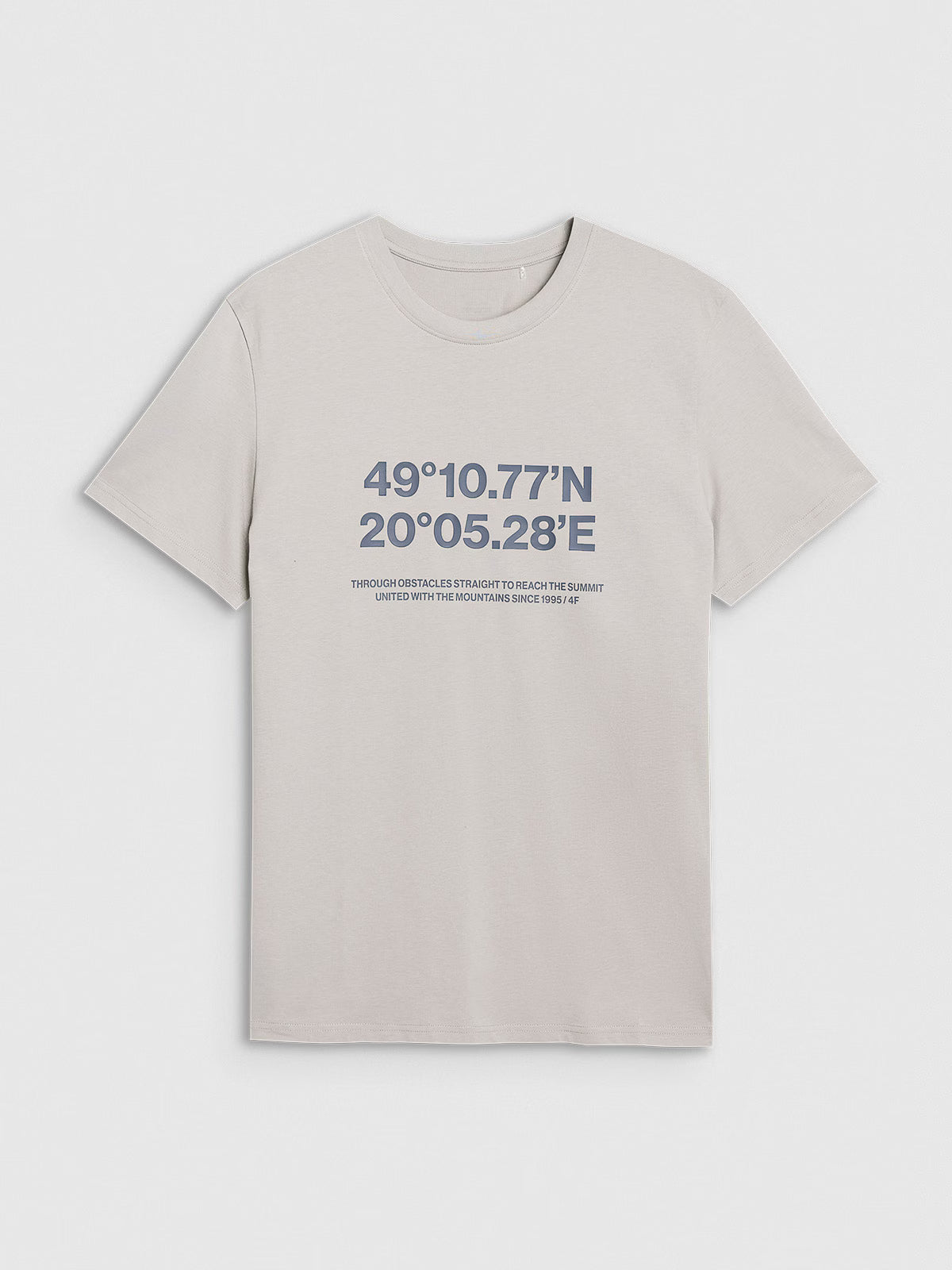 T-shirt regular z nadrukiem męski