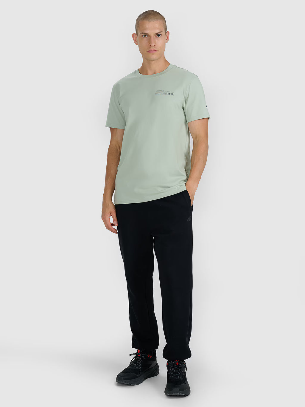 T-shirt regular z nadrukiem męski
