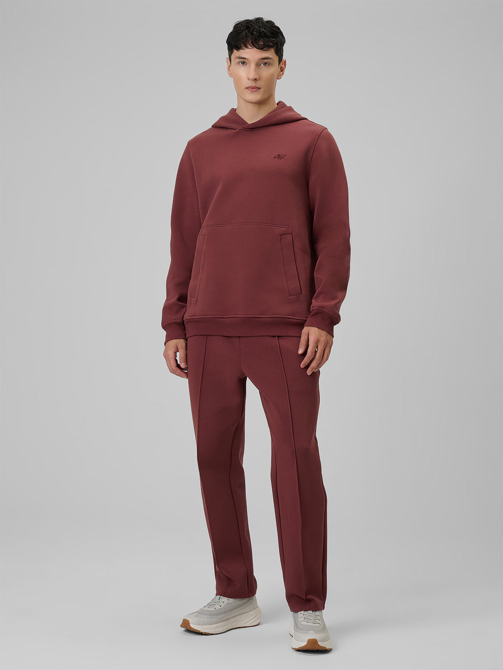 Bluza dresowa regular z kapturem męska