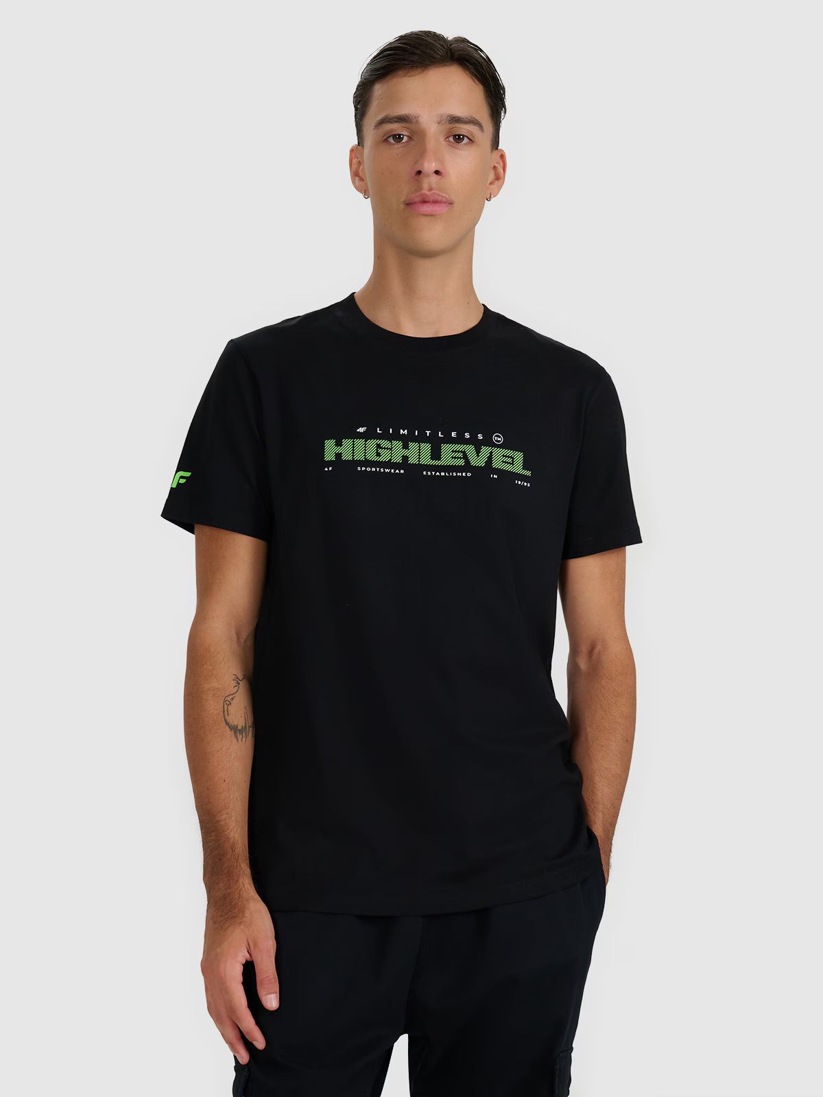 T-shirt regular z nadrukiem męski