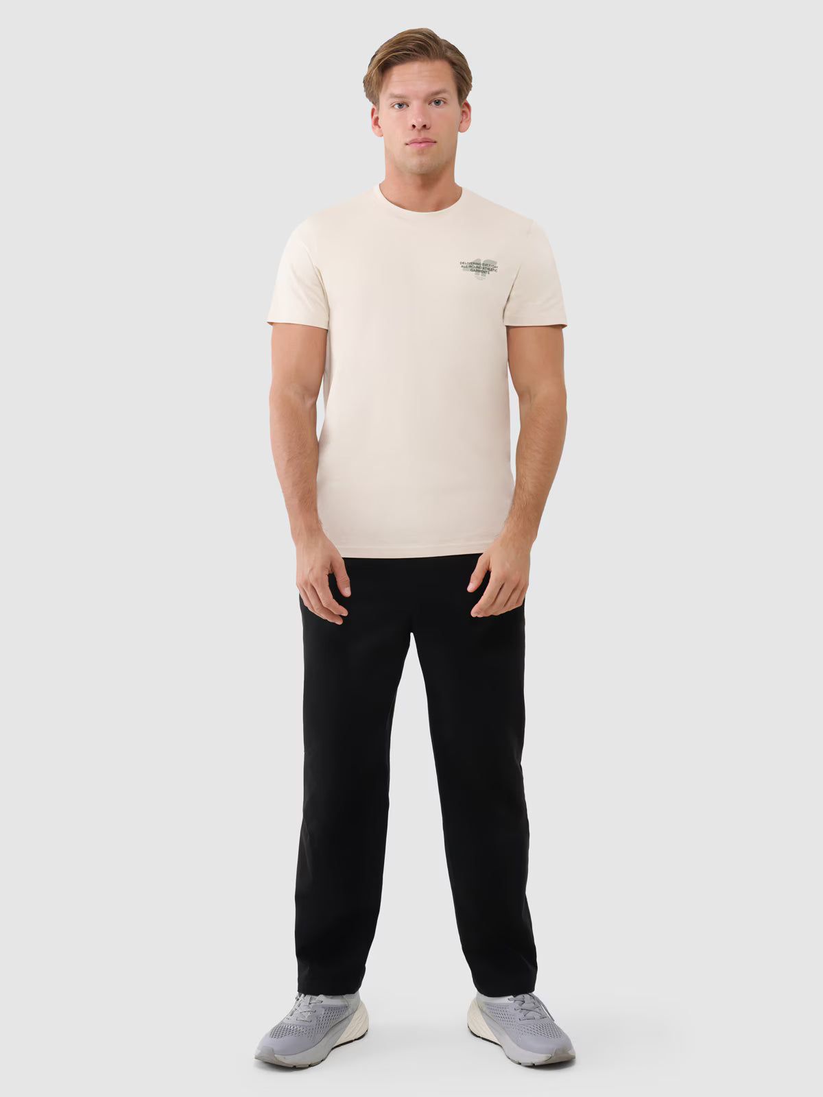 T-shirt regular z nadrukiem męski