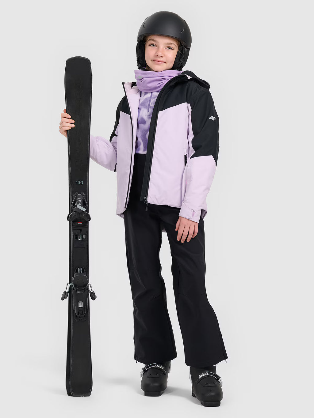 Spodnie narciarskie softshell membrana 5000 dziecięce