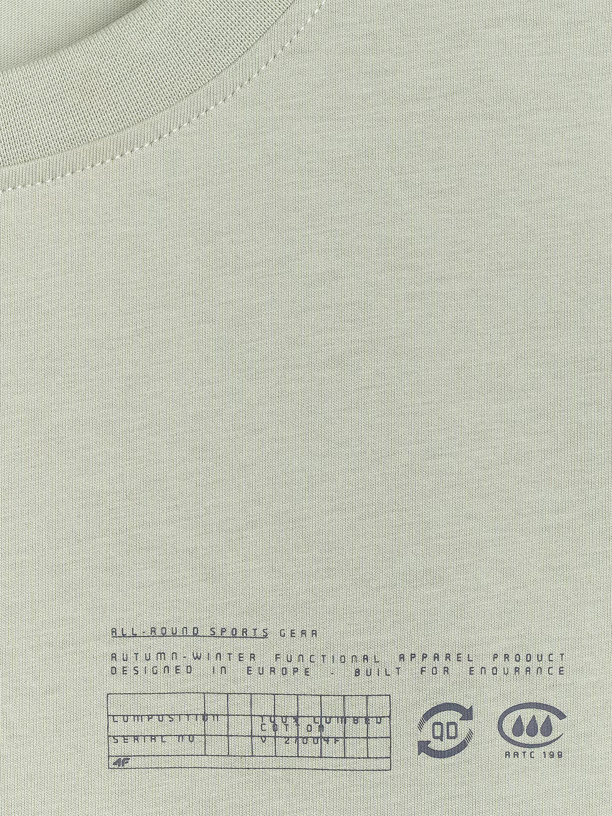 T-shirt regular z nadrukiem męski