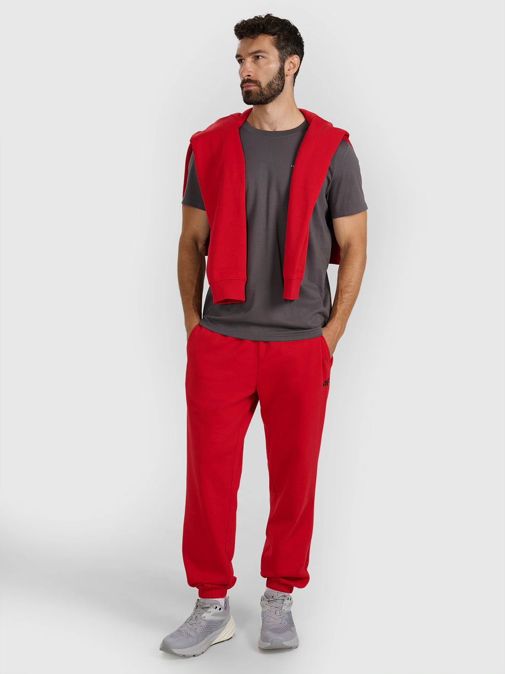 T-shirt regular z nadrukiem męski
