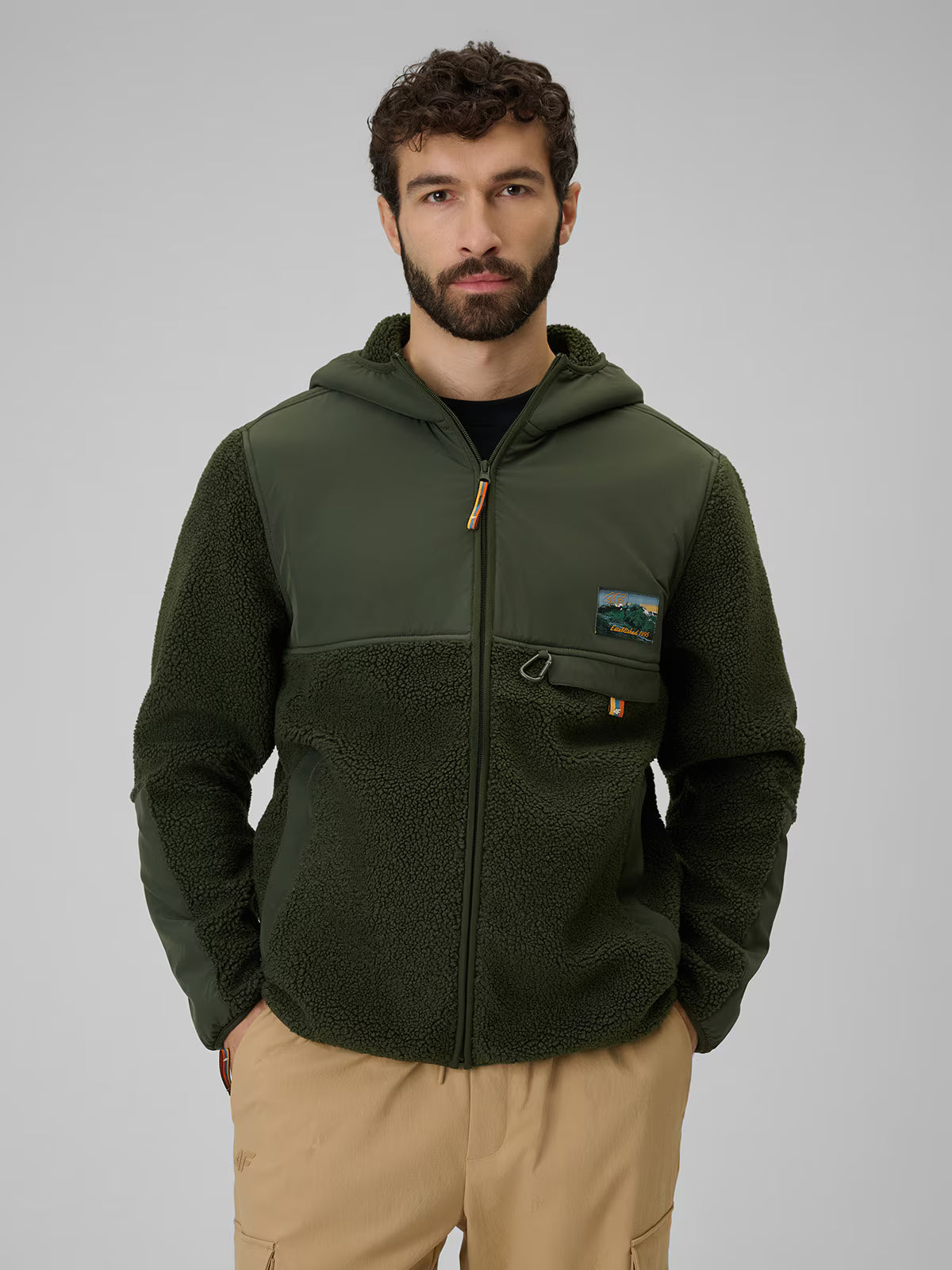 Polar sherpa regular z kapturem męski