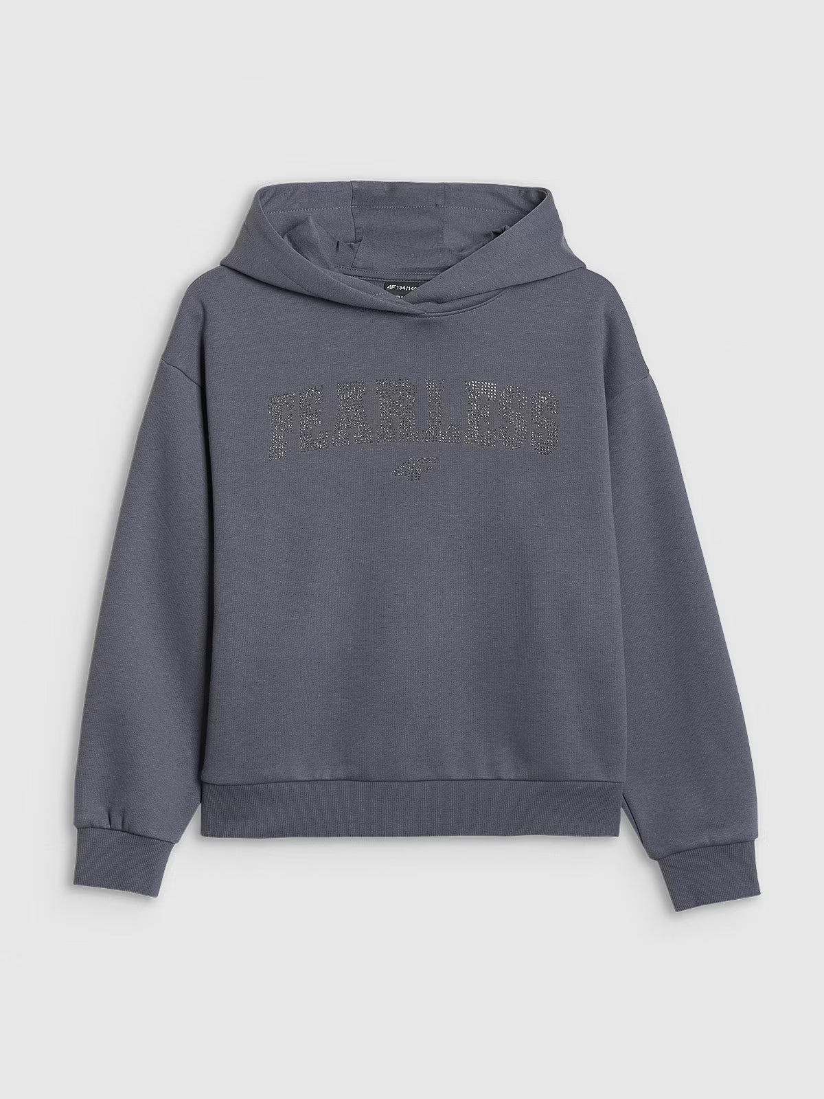 Bluza dresowa loose z kapturem dziewczęca
