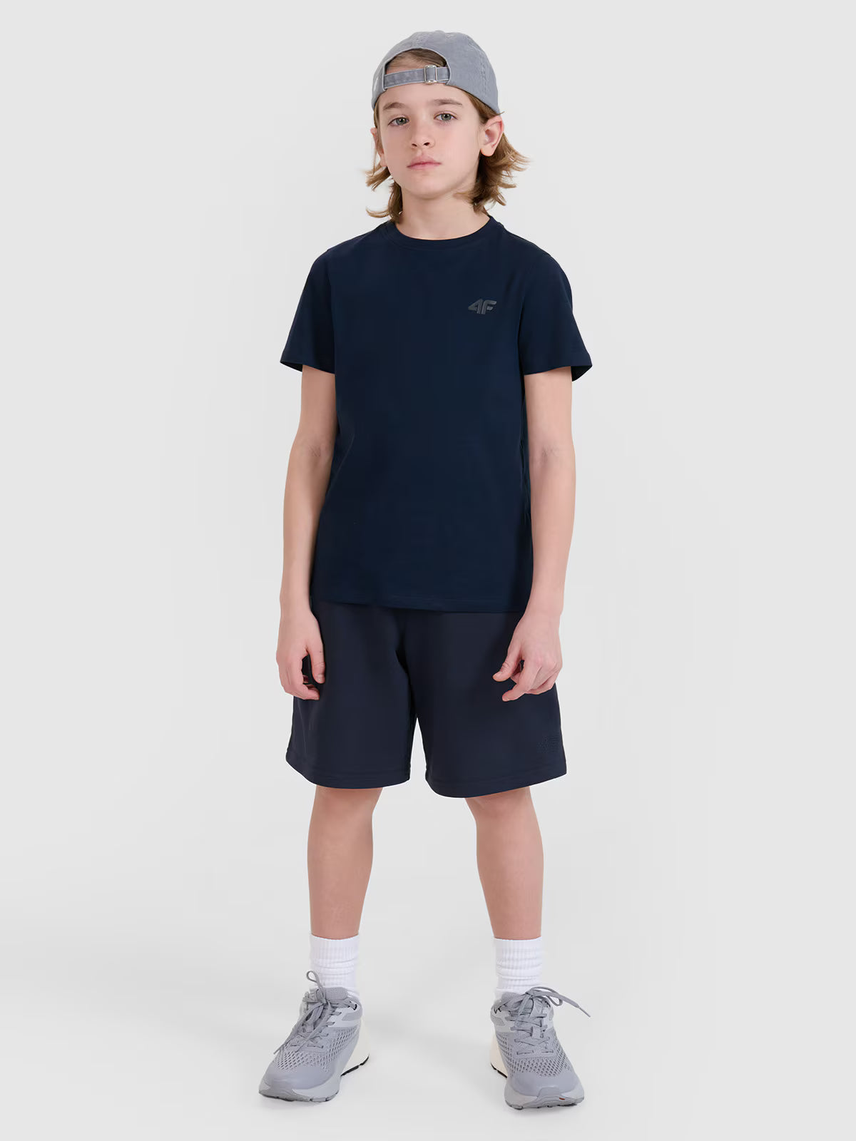 T-shirt regular gładki chłopięcy