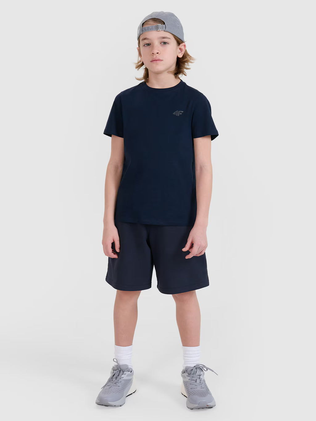 T-shirt regular gładki chłopięcy